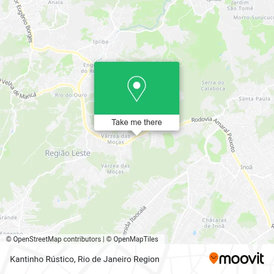 Kantinho Rústico map