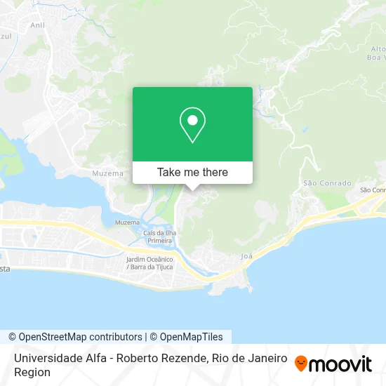 Universidade Alfa - Roberto Rezende map