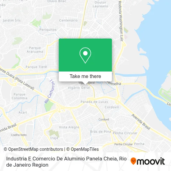 Industria E Comercio De Aluminio Panela Cheia map