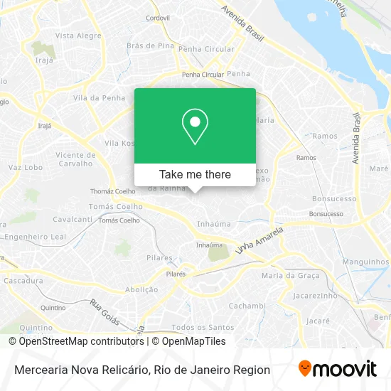 Mercearia Nova Relicário map