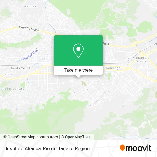 Instituto Aliança map
