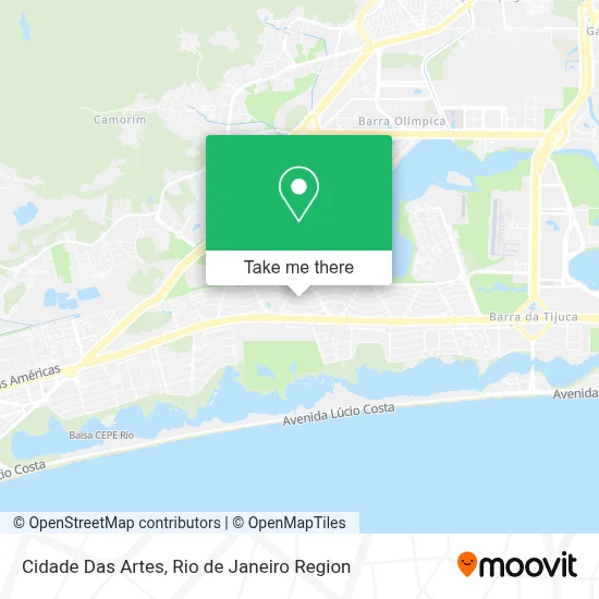 Cidade Das Artes map