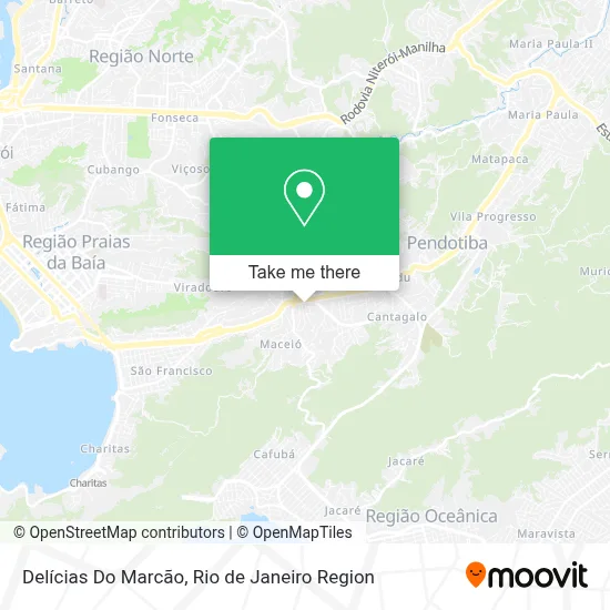 Delícias Do Marcão map