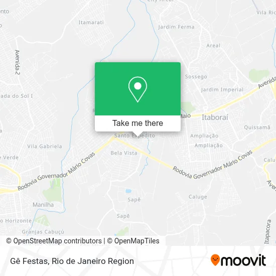 Gê Festas map