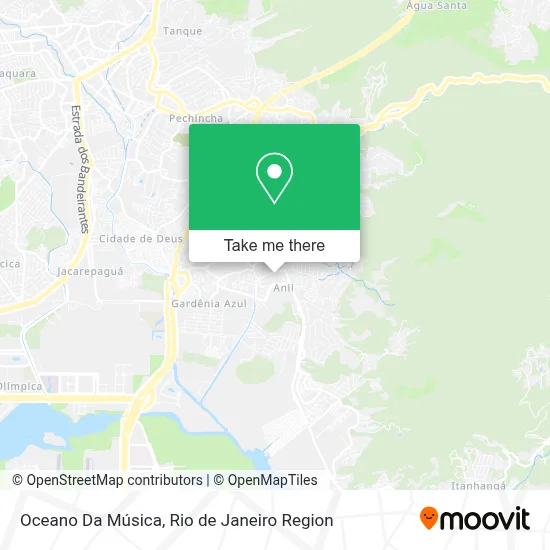Oceano Da Música map