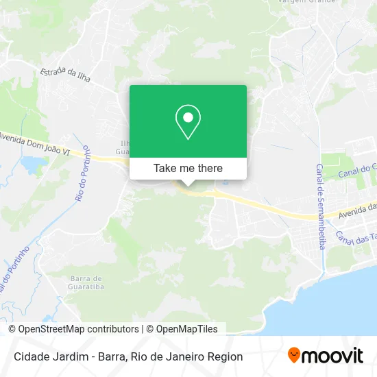 Cidade Jardim - Barra map
