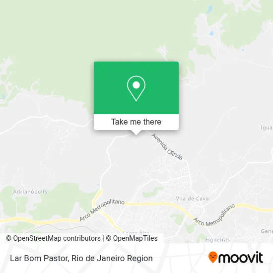 Lar Bom Pastor map