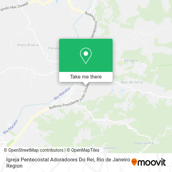 Igreja Pentecostal Adoradores Do Rei map