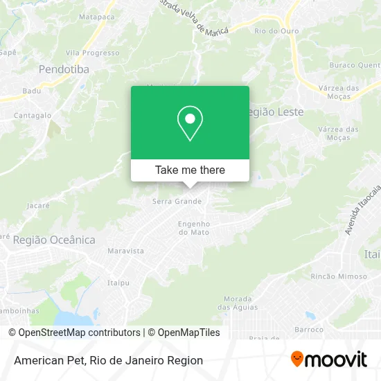 American Pet map