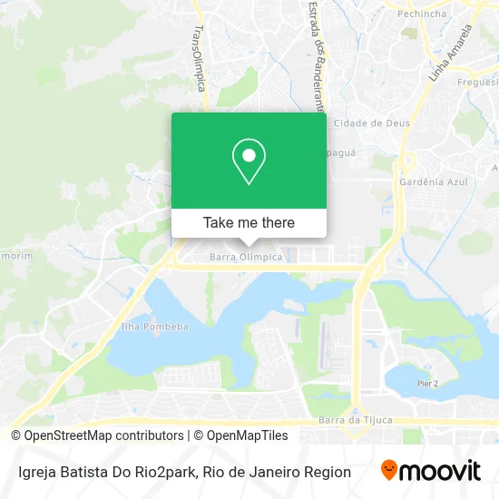 Igreja Batista Do Rio2park map