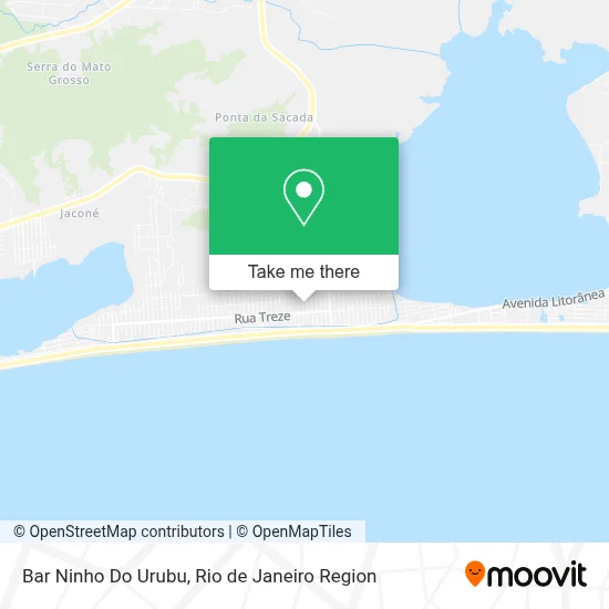 Bar Ninho Do Urubu map