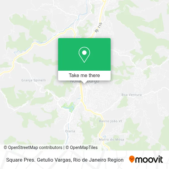 Square Pres. Getulio Vargas map