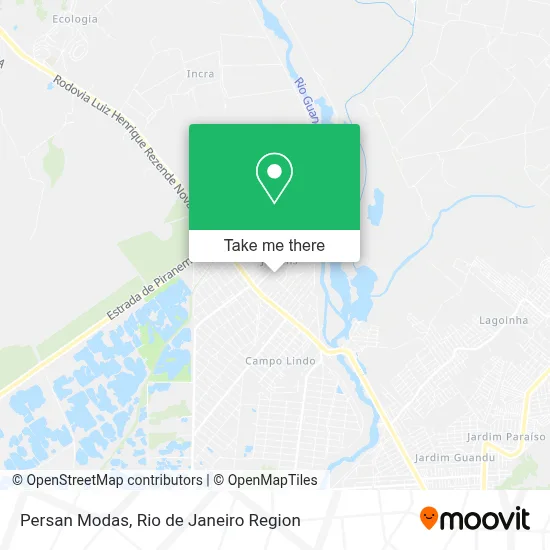Persan Modas map