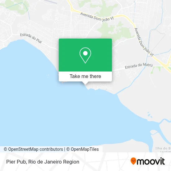 Pier Pub map