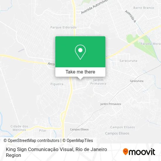 King Sign Comunicação Visual map