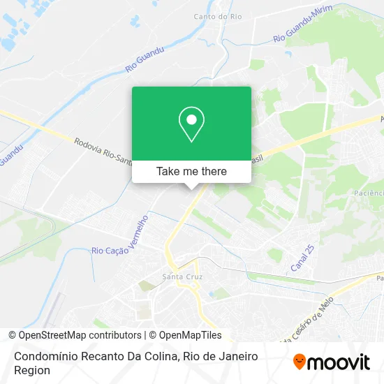 Condomínio Recanto Da Colina map