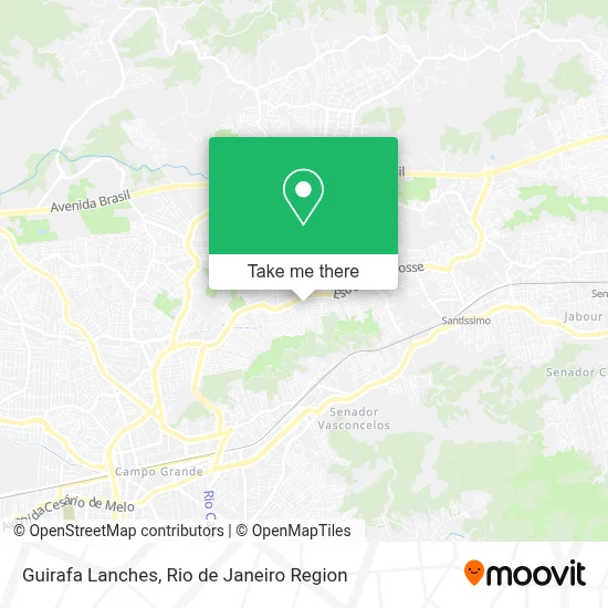Guirafa Lanches map