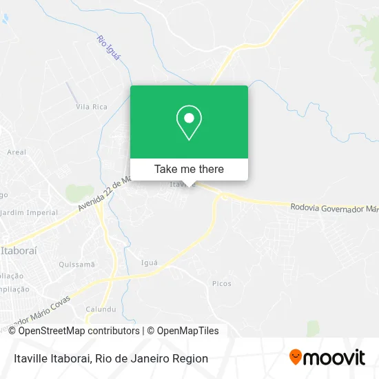 Itaville Itaborai map