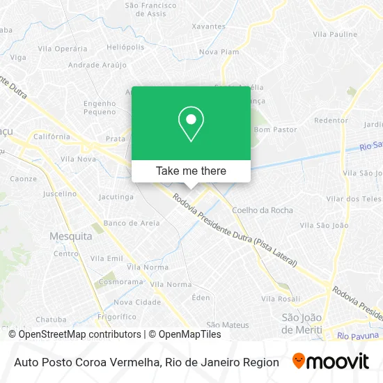 Auto Posto Coroa Vermelha map