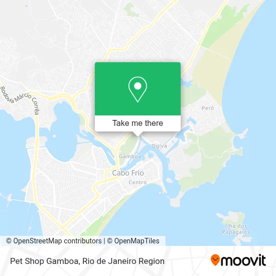 Pet Shop Gamboa map