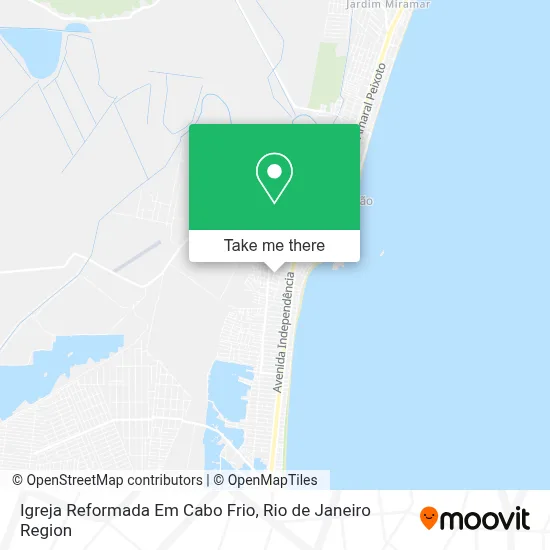 Igreja Reformada Em Cabo Frio map