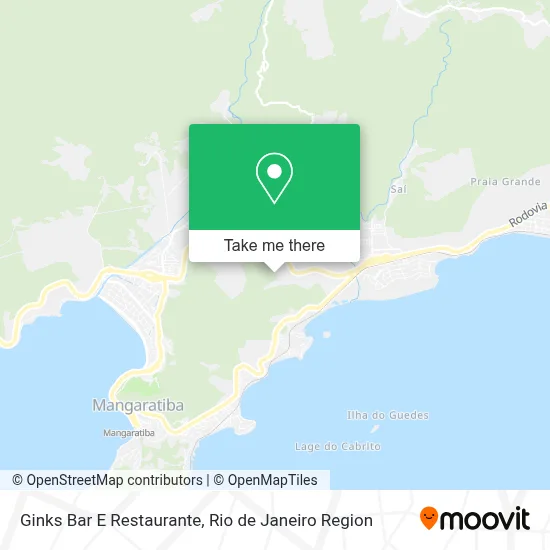 Ginks Bar E Restaurante map
