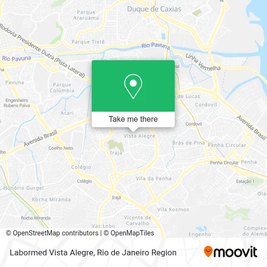 Labormed Vista Alegre map