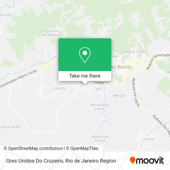 Gres Unidos Do Cruzeiro map