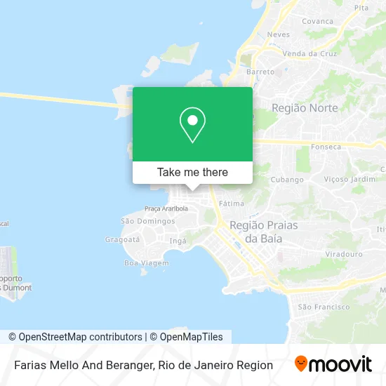 Farias Mello And Beranger map