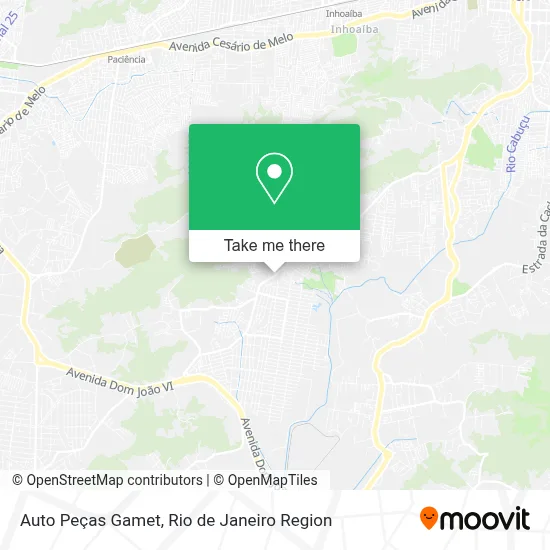 Auto Peças Gamet map