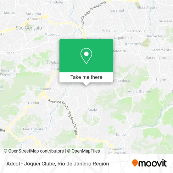 Adcol - Jóquei Clube map