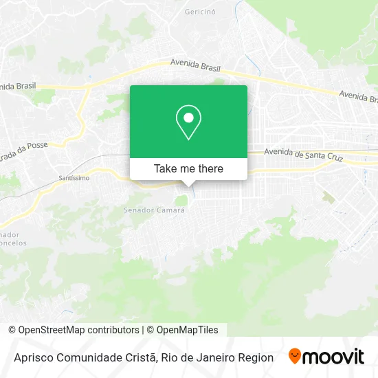 Aprisco Comunidade Cristã map