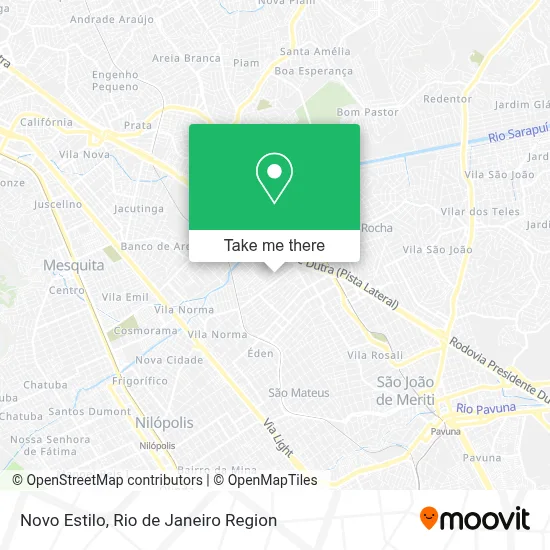 Novo Estilo map