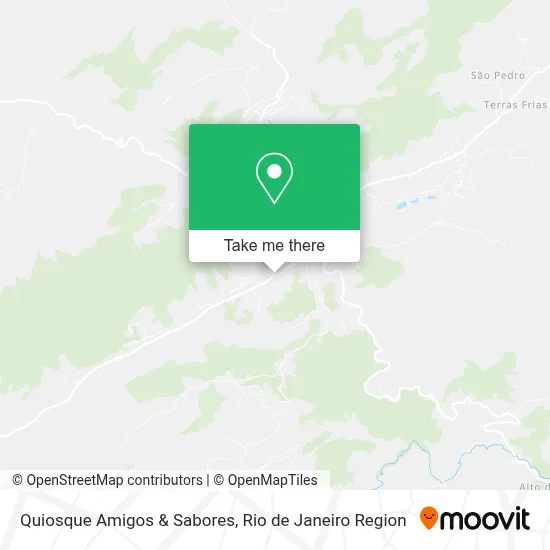 Quiosque Amigos & Sabores map