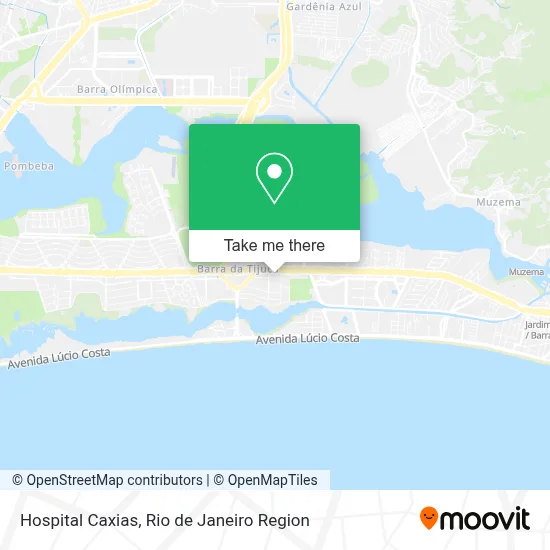 Hospital Caxias map