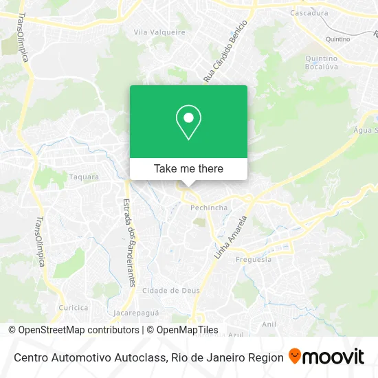 Centro Automotivo Autoclass map