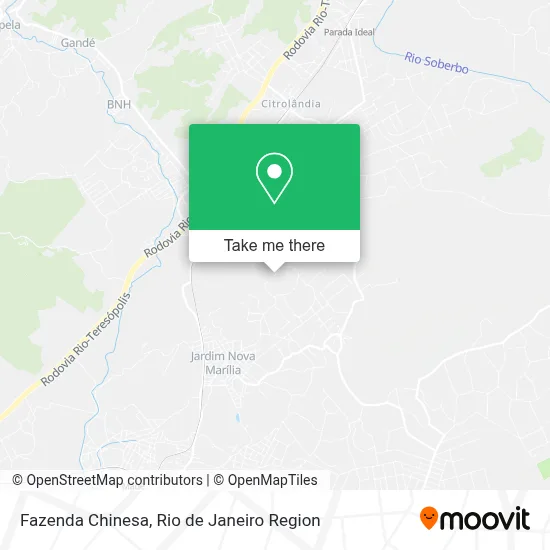 Fazenda Chinesa map