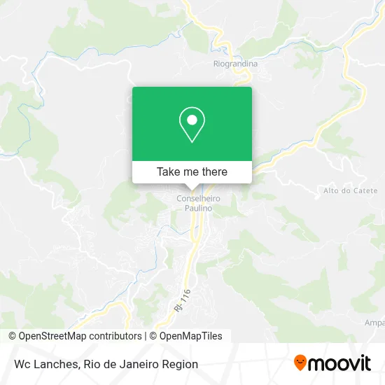 Wc Lanches map