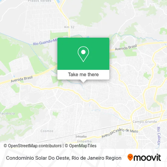 Condomínio Solar Do Oeste map