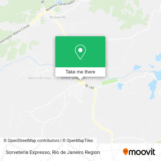 Sorveteria Expresso map