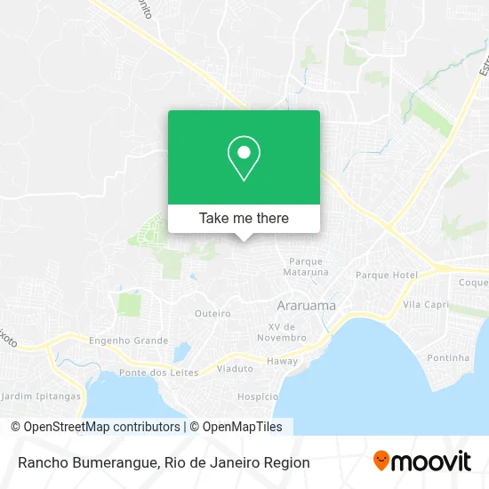 Rancho Bumerangue map