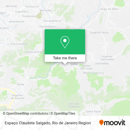Espaço Claudete Salgado map