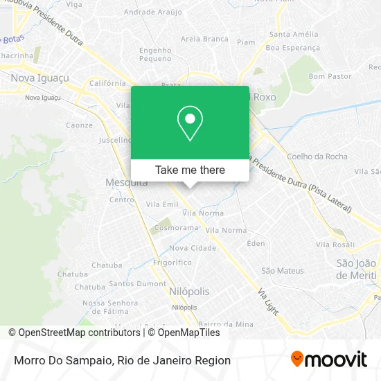 Morro Do Sampaio map