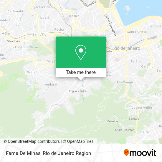 Fama De Minas map