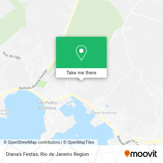 Diana's Festas map