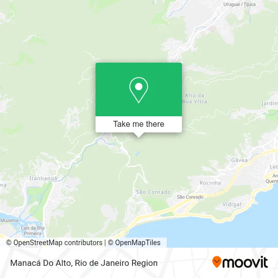 Manacá Do Alto map