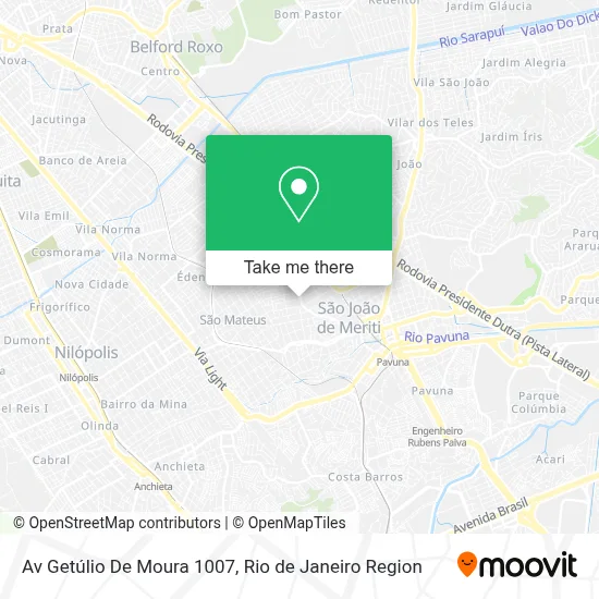 Av Getúlio De Moura 1007 map