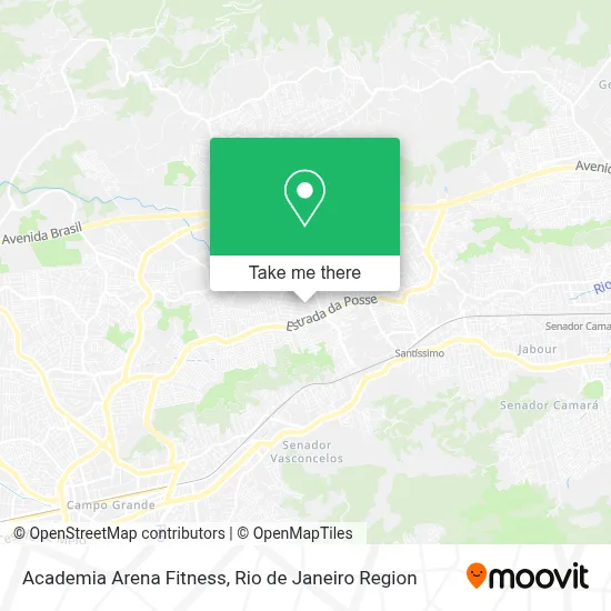Academia Arena Fitness map