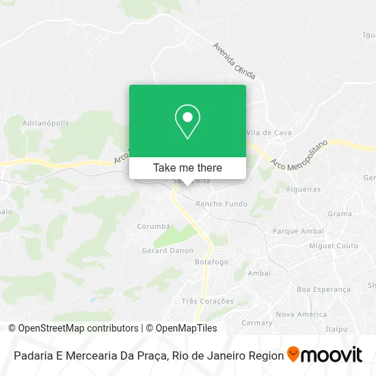 Padaria E Mercearia Da Praça map