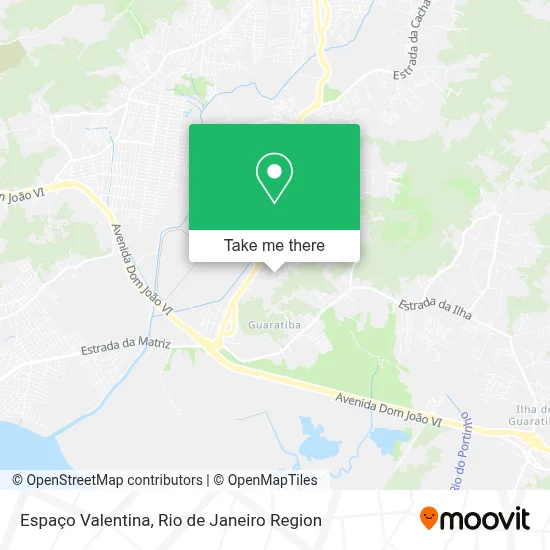 Espaço Valentina map
